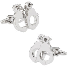 Load image into Gallery viewer, Police Handcuff Cufflinks

