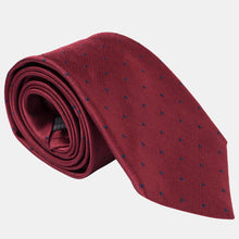 Load image into Gallery viewer, Pisa - Silk Jacquard Tie - Burgundy
