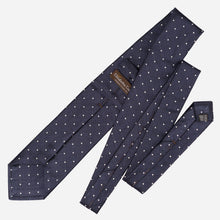 Load image into Gallery viewer, Pisa - Silk Jacquard Tie - Navy
