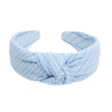 Load image into Gallery viewer, Pond Stripe Knotted Headband
