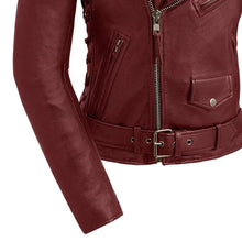 Load image into Gallery viewer, Popstar Women's  Motorcycle Leather Jacket
