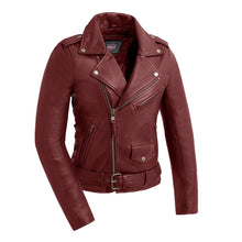 Load image into Gallery viewer, Popstar Women's  Motorcycle Leather Jacket
