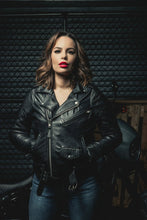 Load image into Gallery viewer, Popstar Women's  Motorcycle Leather Jacket
