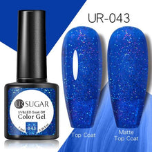 Load image into Gallery viewer, Popular 2022 Modern New Elegant Silver Purple Nail Gel Polish 7.5ml UV Manicuring Elegant Glossy Colororful Stylish Nail Design For Women
