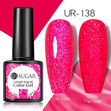 Load image into Gallery viewer, Popular 2022 Modern New Elegant Silver Purple Nail Gel Polish 7.5ml UV Manicuring Elegant Glossy Colororful Stylish Nail Design For Women

