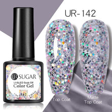 Load image into Gallery viewer, Popular 2022 Modern New Elegant Silver Purple Nail Gel Polish 7.5ml UV Manicuring Elegant Glossy Colororful Stylish Nail Design For Women
