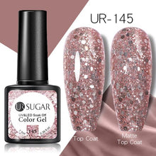 Load image into Gallery viewer, Popular 2022 Modern New Elegant Silver Purple Nail Gel Polish 7.5ml UV Manicuring Elegant Glossy Colororful Stylish Nail Design For Women

