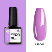 Load image into Gallery viewer, Popular 2022 Modern New Elegant Silver Purple Nail Gel Polish 7.5ml UV Manicuring Elegant Glossy Colororful Stylish Nail Design For Women
