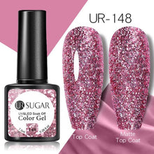 Load image into Gallery viewer, Popular 2022 Modern New Elegant Silver Purple Nail Gel Polish 7.5ml UV Manicuring Elegant Glossy Colororful Stylish Nail Design For Women
