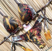Load image into Gallery viewer, Popular Women's Beachwear  Bikini Set Swimwear Push-Up Padded Swimsuit Floral Bikini Set Low Rise Ruffled Two Pieces Swimsuit Push Up Bathing Suit Swimwear
