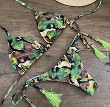 Load image into Gallery viewer, Popular Women's Beachwear  Bikini Set Swimwear Push-Up Padded Swimsuit Floral Bikini Set Low Rise Ruffled Two Pieces Swimsuit Push Up Bathing Suit Swimwear
