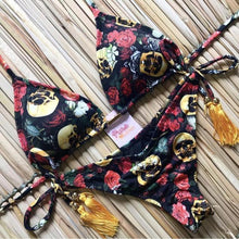 Load image into Gallery viewer, Popular Women's Beachwear  Bikini Set Swimwear Push-Up Padded Swimsuit Floral Bikini Set Low Rise Ruffled Two Pieces Swimsuit Push Up Bathing Suit Swimwear
