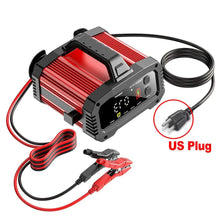 Load image into Gallery viewer, Brand Name Portable Smart Car Battery Charger - 25A/15A for 12V-24V Batteries, Pulse Repair, AGM, GEL, LiFePo4
