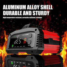 Load image into Gallery viewer, Brand Name Portable Smart Car Battery Charger - 25A/15A for 12V-24V Batteries, Pulse Repair, AGM, GEL, LiFePo4
