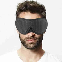 Load image into Gallery viewer, Portable Black Block Light Eye Soft Comfortable Eye Cover For Travel/Light Sleepers/Meditation Elastic Silk Sleep Eye Mask Adjustable Eye Patch
