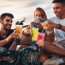 Load image into Gallery viewer, Portable Blender 600ml Electric Juicer Fruit Mixers 4000mah Usb Rechargeable Smoothie Mini Blender Personal Juicer Colorful Cup  Personal Size Blender Mini Fruit Mixer Milkshake Smoothie Maker With Usb Rechargeable Juicer

