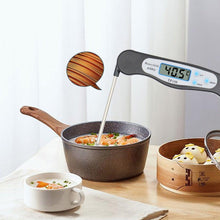 Load image into Gallery viewer, Portable Digital Kitchen Thermometer Food Cooking Meat Barbecue With Probe Food Thermometer Instant Read Meat Thermometer for Grill and Cooking Best Waterproof Ultra Fast Thermometer With Backlight &amp; Calibration For Food Milk Water Cooking Kitchen Tools
