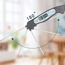 Load image into Gallery viewer, Portable Digital Kitchen Thermometer Food Cooking Meat Barbecue With Probe Food Thermometer Instant Read Meat Thermometer for Grill and Cooking Best Waterproof Ultra Fast Thermometer With Backlight &amp; Calibration For Food Milk Water Cooking Kitchen Tools
