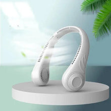 Load image into Gallery viewer, Portable Hanging USB Neck Fan Lazy Hanging Neck Small Wearable Personal Mini Electric Fans 3 Speed Adjustments Hands Free Design For Summber
