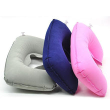 Load image into Gallery viewer, Portable Inflatable U Shape Neck Comfortable Pillow Office Air Cushion Airplane Driving Nap Support Head Rest Travel Pillow Functional U-Shape Travel Pillow For Airplane Inflatable Neck Pillow Travel Accessories Comfortable Sleep Pillows
