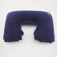 Load image into Gallery viewer, Portable Inflatable U Shape Neck Comfortable Pillow Office Air Cushion Airplane Driving Nap Support Head Rest Travel Pillow Functional U-Shape Travel Pillow For Airplane Inflatable Neck Pillow Travel Accessories Comfortable Sleep Pillows
