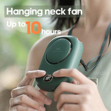 Load image into Gallery viewer, Portable Lazy Hanging Neck Fan Mini Cooling Fans Bladeless USB Rechargeable Sports Cooling Fan For Outdoor Sports Travel Personal Fan for Neck Portable USB Mini Fan
