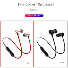 Load image into Gallery viewer, Portable Magnetic Sport Bluetooth Wireless Stereo Earphones For Workout Gym Noise Cancelling Earphones

