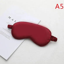 Load image into Gallery viewer, Portable Sleeping Eye Mask Cover Eye Patch Smooth Blindfold Rest Relax Eye Cover Soft And Comfortable Night Blindfold For Women
