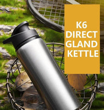 Load image into Gallery viewer, Portable Water Bottle Bicycle Riding Drinking Water Bottle Outdoor Sport Travel Mug Metal Stainless Steel Bottle
