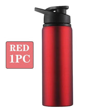 Load image into Gallery viewer, Portable Water Bottle Bicycle Riding Drinking Water Bottle Outdoor Sport Travel Mug Metal Stainless Steel Bottle
