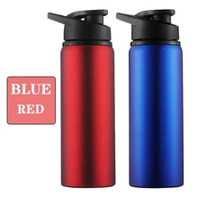Load image into Gallery viewer, Portable Water Bottle Bicycle Riding Drinking Water Bottle Outdoor Sport Travel Mug Metal Stainless Steel Bottle
