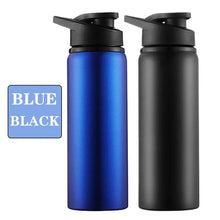 Load image into Gallery viewer, Portable Water Bottle Bicycle Riding Drinking Water Bottle Outdoor Sport Travel Mug Metal Stainless Steel Bottle

