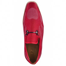 Load image into Gallery viewer, Powerball Textile Printed Red Bottom Casual Shoes For Men
