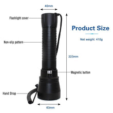 Load image into Gallery viewer, Powerful LED Rechargeable Dive Flashlight Cree Diving Flashlight Underwater Waterproof  High Lumen LED Scuba Diving  Torch Flashlight For Scuba Diving Underwater Torch
