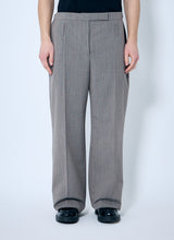Load image into Gallery viewer, Prada Men Belted Tailored Wool-Blend Pants
