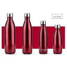 Load image into Gallery viewer, Premium Quality 350/500/750/1000ml Double-wall Creative BPA free Water Bottle Stainless Steel Beer Tea Coffee Portable Sport Vacuum thermos
