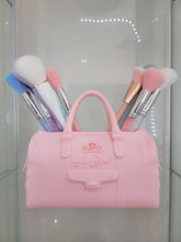 Load image into Gallery viewer, Pretty in Pink Duffel Bag Brush Holder - Ultimate Glam Organizer
