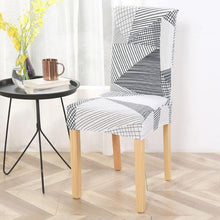 Load image into Gallery viewer, Print Pattened Dining Chair Cover Spandex Elastic Chair Slipcover Stretch Case For Chairs Wedding Hotel Banquet  Fit Stretch Short Dining Room Chair Covers with Printed Pattern Banquet Chair Seat Protector Slipcover For Home Party Hotel Wedding Ceremony

