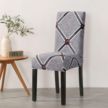 Load image into Gallery viewer, Print Pattened Dining Chair Cover Spandex Elastic Chair Slipcover Stretch Case For Chairs Wedding Hotel Banquet  Fit Stretch Short Dining Room Chair Covers with Printed Pattern Banquet Chair Seat Protector Slipcover For Home Party Hotel Wedding Ceremony
