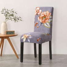 Load image into Gallery viewer, Print Pattened Dining Chair Cover Spandex Elastic Chair Slipcover Stretch Case For Chairs Wedding Hotel Banquet  Fit Stretch Short Dining Room Chair Covers with Printed Pattern Banquet Chair Seat Protector Slipcover For Home Party Hotel Wedding Ceremony
