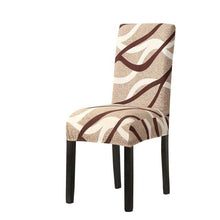 Load image into Gallery viewer, Print Pattened Dining Chair Cover Spandex Elastic Chair Slipcover Stretch Case For Chairs Wedding Hotel Banquet  Fit Stretch Short Dining Room Chair Covers with Printed Pattern Banquet Chair Seat Protector Slipcover For Home Party Hotel Wedding Ceremony
