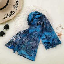 Load image into Gallery viewer, Print Swimsuit 3 Piece Mesh Bikini Set  Women's Ribbed Floral Bikini Set Tie Side Swimsuit Cover Ups Daisy Butterfly Print Three Piece Bikini Swimwear Triangle Micro Bikini String Halter Swimwear Women Low Waist Bathing Suit
