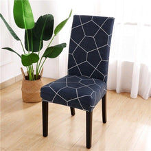 Load image into Gallery viewer, Printed Chair Cover Spandex Stretch Durable Soft Seat Chair Covers Slipcovers for Kitchen Dining Room Wedding Banquet Hotel  Chair Covers for Dining Room Stretch Spandex Removable Washable Anti-dust Seat Slipcover  Protector for Hotel Office Ceremony
