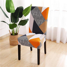 Load image into Gallery viewer, Printed Chair Cover Spandex Stretch Durable Soft Seat Chair Covers Slipcovers for Kitchen Dining Room Wedding Banquet Hotel  Chair Covers for Dining Room Stretch Spandex Removable Washable Anti-dust Seat Slipcover  Protector for Hotel Office Ceremony

