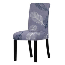 Load image into Gallery viewer, Printed Chair Cover Washable Removable Big Elastic Seat Arm Covers Slipcovers Stretch For Banquet Hotel Printed Dining Chair Slipcovers, Removable Washable Soft Spandex Stretch Chair Covers Banquet Chair
