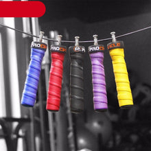 Load image into Gallery viewer, Pro Speed Jump Rope Sweatband Handles Adjustable With Ball Bearings Workout Weight Jump Rope Steel Fast Speed Clip Steel Cable Training Grip Handle With Metal Removable Double Skipping Fitness Training
