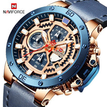 Load image into Gallery viewer, Men's Casual Waterproof Watch With Chronometers And Fluorescent Hands Excellent Design Perfect Gift
