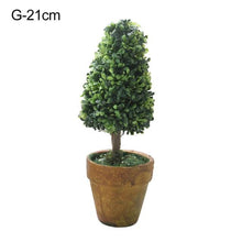 Load image into Gallery viewer, Artificial 1 Pc Heart Star Round Potted Decor  Bonsai  Ornament Home Garden Wedding Party Decor Home Decoration
