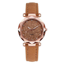 Load image into Gallery viewer, Women's Causal Watch With Leather Belts And Sandblasted Background Luxury Wristwatch  Excellent Design Perfect Gift
