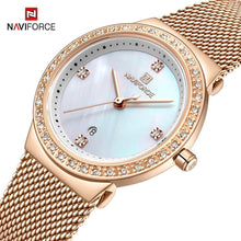 Load image into Gallery viewer, Fashion Elegant Watches   Luxury Analog Women Watch  With Date Casual Quartz  Wristwatch With Stainless Steel Mesh Band Perfect Gift

